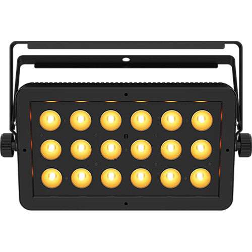 CHAUVET DJ SlimBANK H18 ILS Luz LED Wash 18 LEDs 27° Ángulo con Barndoor y Cable de Poder
