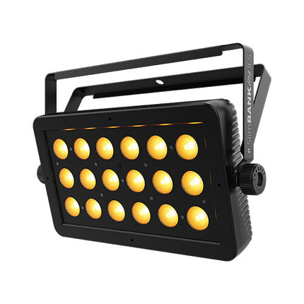 CHAUVET DJ SlimBANK H18 ILS Luz LED Wash 18 LEDs 27° Ángulo con Barndoor y Cable de Poder