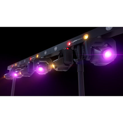 CHAUVET DJ GigBAR Bridge Sistema de Iluminación 2 en 1 con Cabezas Móviles 10W y RGBAW+UV