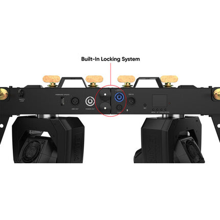 CHAUVET DJ GigBAR Bridge Sistema de Iluminación 2 en 1 con Cabezas Móviles 10W y RGBAW+UV