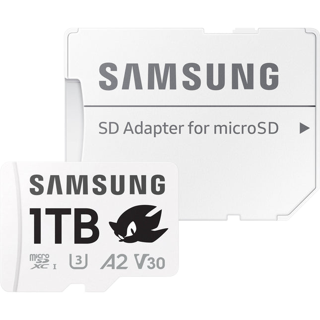 Samsung 1TB PRO Plus Sonic the Hedgehog microSDXC para consolas 180 MB/s 130 MB/s con adaptador SD