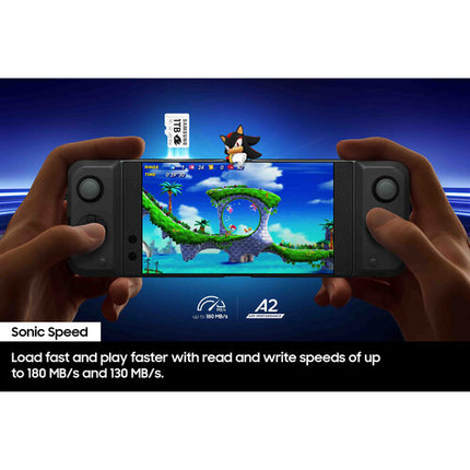 Samsung 1TB PRO Plus Sonic the Hedgehog microSDXC para consolas 180 MB/s 130 MB/s con adaptador SD