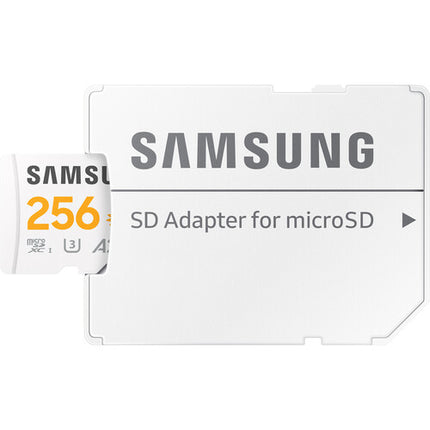 Samsung 256GB PRO Plus Tarjeta microSDXC UHS-I 180MBs con Adaptador SD