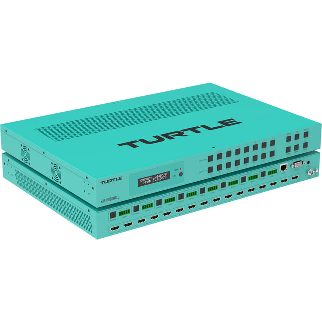 Turtle AV 8x8 Video Wall Matriz Multiviewer HDMI 2.0 4K60 18 Gb/s