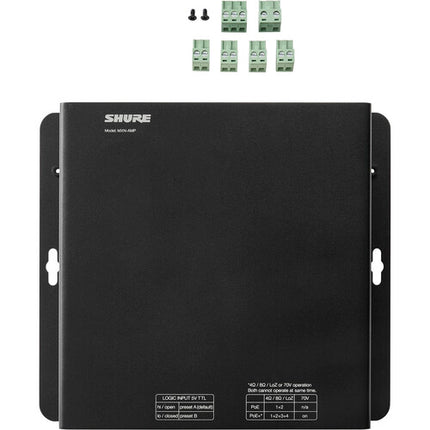 Shure MXN-AMP Microflex Amplificador PoE 14.5W para 4 Altavoces