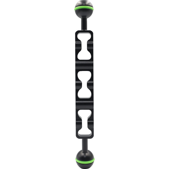 Marelux Brazo Doble de Bola 8 pulgadas Extensible con ranuras para montaje