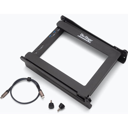 On-Stage LPT8000 Soporte para Laptop con Hub USB y Puerto USB-C