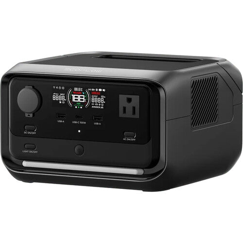 EcoFlow RIVER 3 Plus Estación de Energía Portátil 286Wh 600W 3 Salidas AC