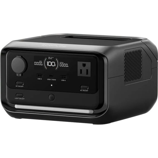 EcoFlow RIVER 3 Plus Estación de Energía Portátil 286Wh 600W 3 Salidas AC