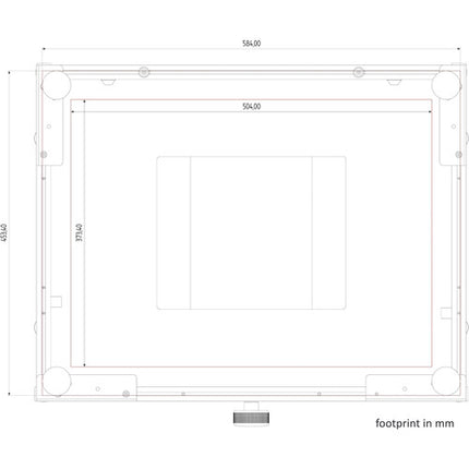 Cambo RPS-500 Escáner para Film 10.24 x 8.46" Aluminio Ajustable