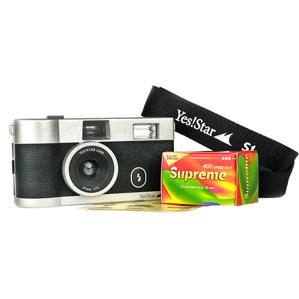 YES!STAR S1 Kit Cámara 35mm Lente 31mm f11 Flash Incluido