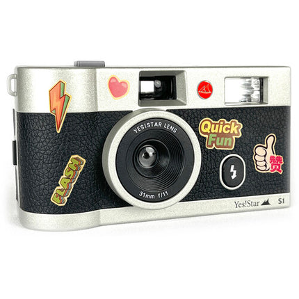 YES!STAR S1 Kit Cámara 35mm Lente 31mm f11 Flash Incluido