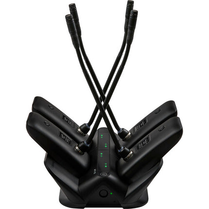 Shure MXWNDX4G Estación de Carga Red 4 Bahías para Transmisores MXW6X MXW8X