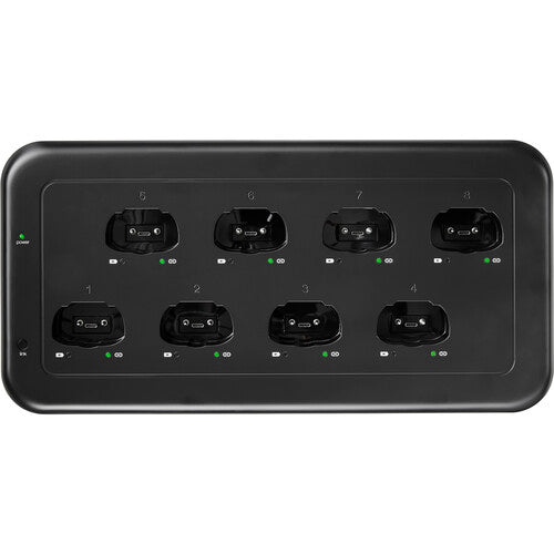 Estación de carga en red Shure MXWNDX8 8 bahías para micrófonos inalámbricos con suministro USB-C