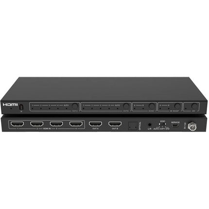 DVDO 4K 4x2 conmutador matriz HDMI con salidas de audio HDR ARC 4K60 18Gbps