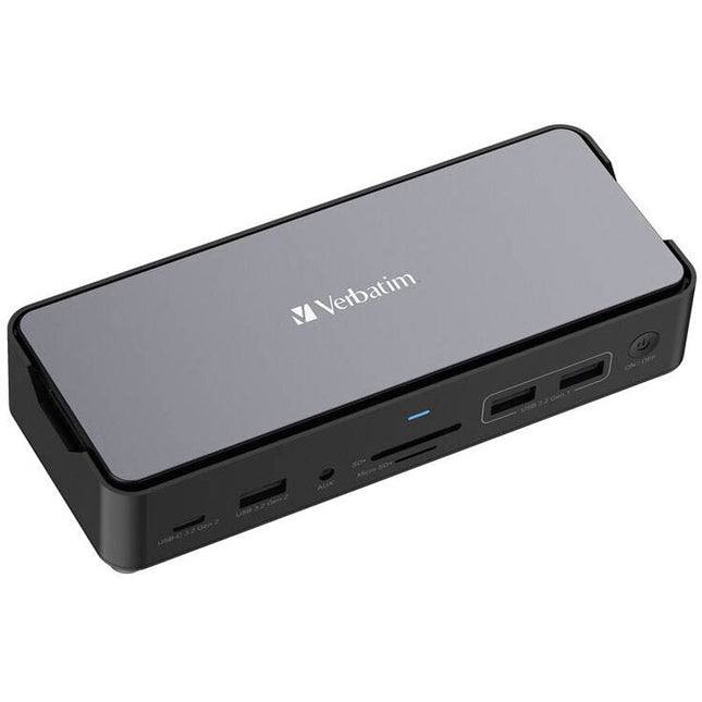 Verbatim Estación de Acoplamiento USB-C 15 en 1 con SSD 256GB y 80W PD