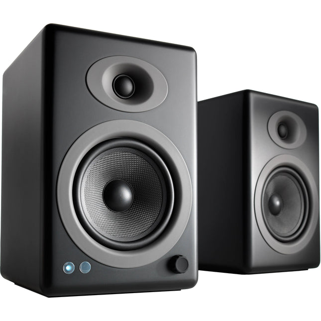 Audioengine A5+ altavoces de estantería 2 vías 100W RMS 5" woofer satinado negro