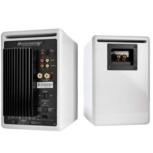 Audioengine A5+ altavoces de estantería 2 vías 100W par blanco brillante