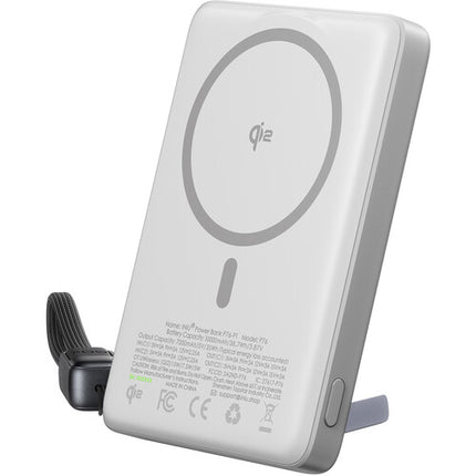 INIU MagPro Ultra Slim 10K Power Bank Batería 10,000mAh Carga inalámbrica 15W Plata