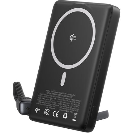 INIU MagPro Ultra Slim 10K Power Bank 10000mAh 15W carga inalámbrica negro