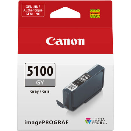 Canon PFI-5100 LUCIA PRO II Tanque de Tinta Gris 14.4mL Pigmentada para imagePROGRAF PRO-310