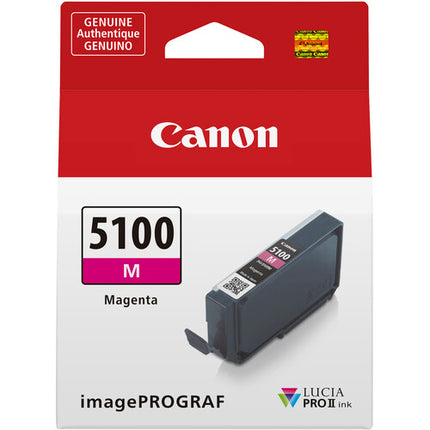 Canon PFI-5100 LUCIA PRO II Tanque de Tinta Magenta 14.4mL para impresora profesional