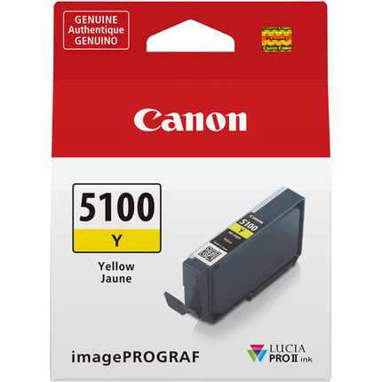 Canon PFI-5100 LUCIA PRO II Tinta Amarilla 14.4mL para Impresora Inkjet
