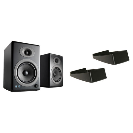 Audioengine A5+ Sistema de Altavoces Bluetooth 50W RMS 5'' Kevlar con Soportes de Escritorio