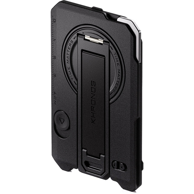 Tilta Khronos Backplate Magnético Multifuncional para iPhone 16 Pro Negro Kickstand Cuchillo Retráctil