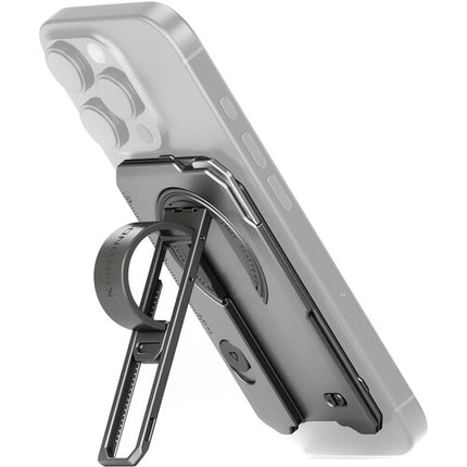 Tilta Khronos Backplate Magnético Multiusos para iPhone 16 Pro Space Gray Kickstand Correa y Cuchillo Retráctil