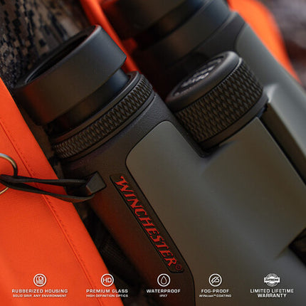 Winchester 10x50 Supreme Binoculares Óptica Multicapa Estuche y Arnés