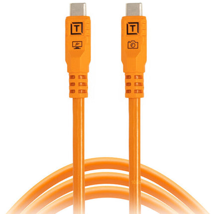 Tether Tools TetherPro Optima Cable USB-C 6' USB 3.2 Gen 2 10 Gb/s naranja