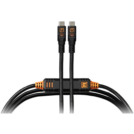Tether Tools TetherPro Optima Cable USB-C 15ft USB 3.2 Gen 2 10Gbps negro mate