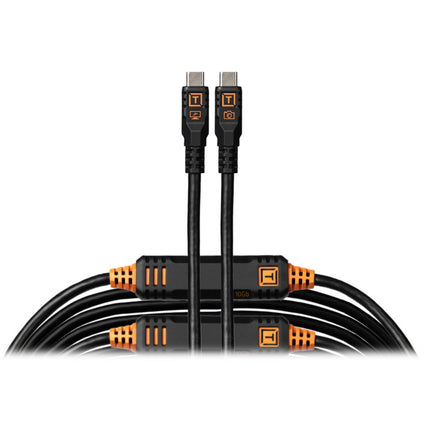 Tether Tools TetherPro Optima Cable USB-C 31 pies 10 Gb/s negro mate