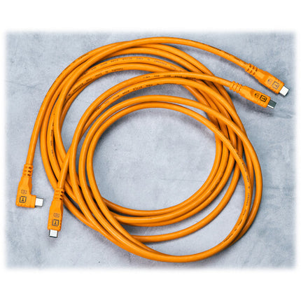 Tether Tools TetherPro Optima Cable USB-C 6' USB 3.2 Gen 2 10 Gb/s naranja