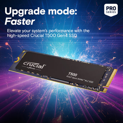 Crucial 2TB T500 PCIe 4.0 x4 SSD interno M.2 2280 7400 MB/s lectura