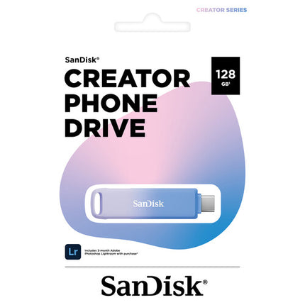 SanDisk 128GB Creator Series Memoria USB-C Lightning 90 MB/s