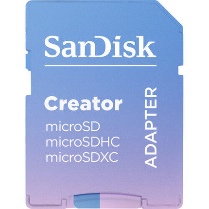 SanDisk 1TB Creator Series microSDXC UHS-I Tarjeta de Memoria con Adaptador SD 190 MB/s Lectura 130 MB/s Escritura