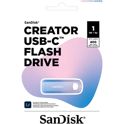 SanDisk 1TB Creator Series USB-C Unidad Flash 400 MB/s 3.2 Gen 1