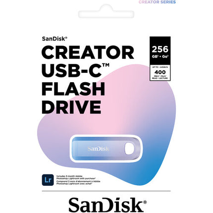 SanDisk 256GB Creator Series Memoria USB-C 400 MB/s 3.2 Gen 1