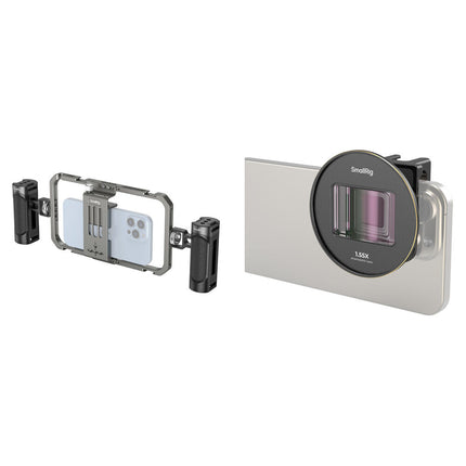 SmallRig Kit Básico Vídeo con Lente Anamórfica 1.55x para Smartphone