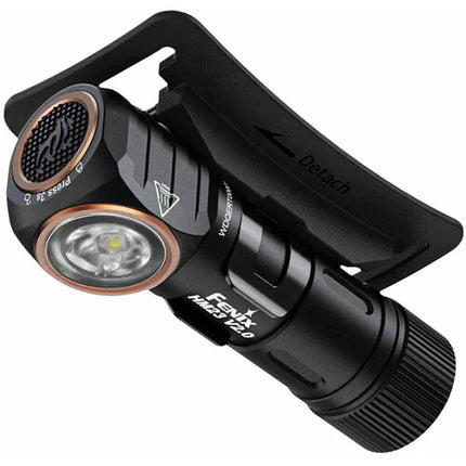 Fenix Flashlight HM23 V2 Linterna Frontal Compacta 300 Lúmenes Batería AA