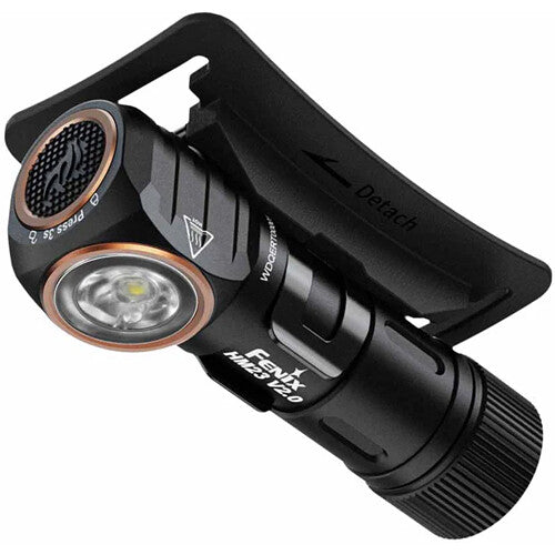 Fenix Flashlight HM23 V2 Linterna Frontal Compacta 300 Lúmenes Batería AA