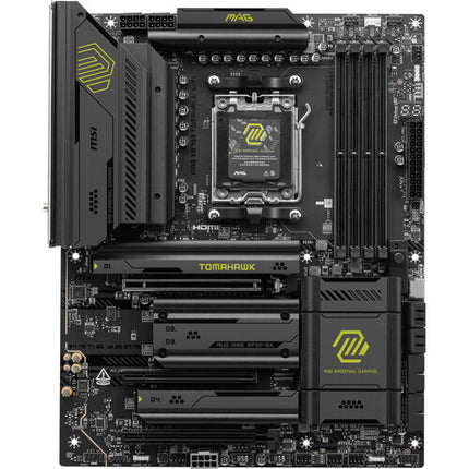 MSI MAG X870E TOMAHAWK WIFI Placa Base ATX con Wi-Fi 7 y 4 ranuras DDR5
