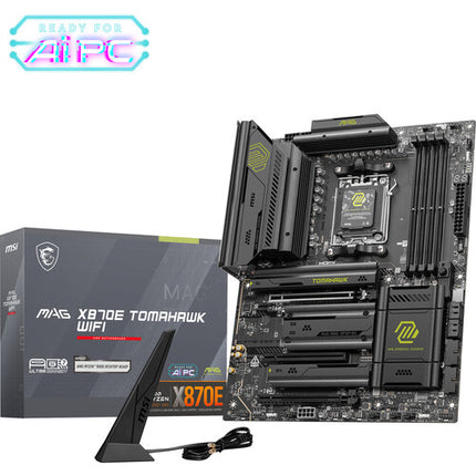 MSI MAG X870E TOMAHAWK WIFI Placa Base ATX con Wi-Fi 7 y 4 ranuras DDR5