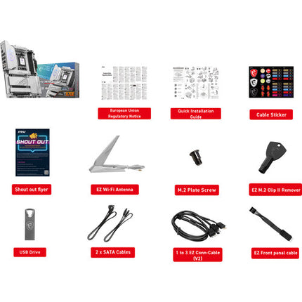 MSI MPG X870E EDGE TI WIFI AM5 Placa Base ATX Socket 5 PCIe 5.0 USB4 Wi-Fi 7