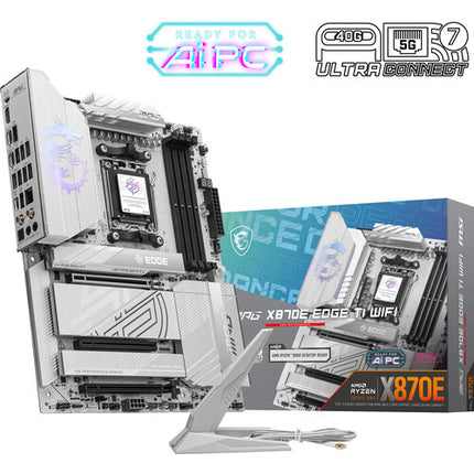 MSI MPG X870E EDGE TI WIFI AM5 Placa Base ATX Socket 5 PCIe 5.0 USB4 Wi-Fi 7