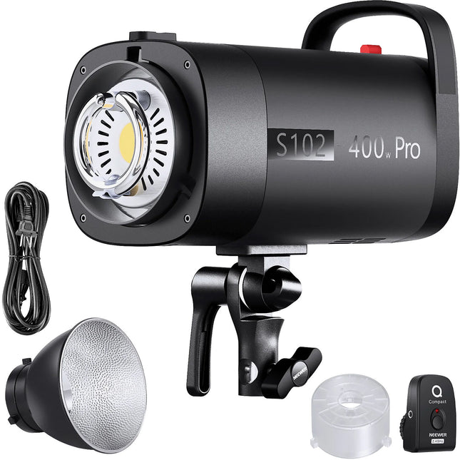 Neewer S102-400W PRO Monolight Estudio 400Ws 30W LED 2.4 GHz Trigger