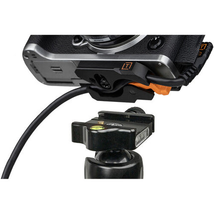 Tether Tools LeverLock Kit de Cable USB-C 31' Ángulo Recto Negro Mate