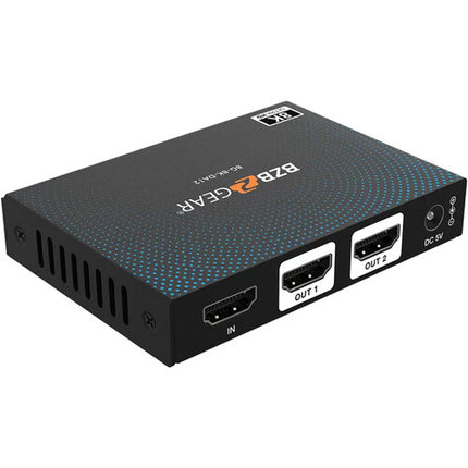 BZBGEAR Splitter HDMI 2.1 1x2 UHD 48 Gb/s 8K60 4K120 con Auto Downscaling